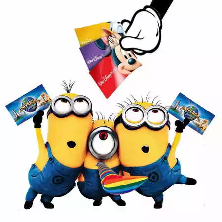 Minins comprando tickets