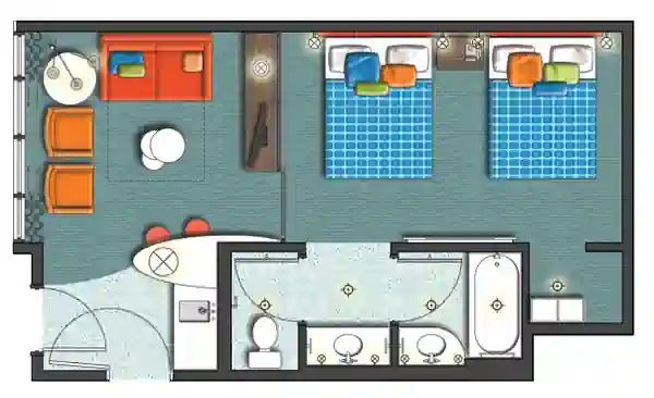 cabana bay family suite universal orlando