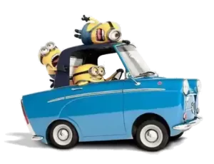 Rentar un coche, Auto con minions disney world orlando
