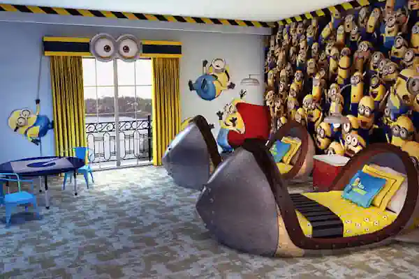 habitacion de Minions en Universal Orlando