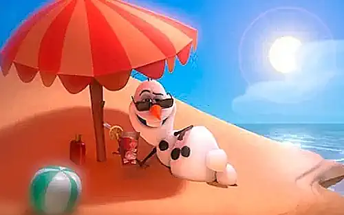 Verano en orlando con presonajes de Frozen Disney World