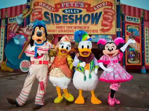 pete's sillyslideshow atraccion magic kingdom orlando
