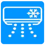 icono salon climatizado
