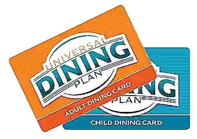 Tarjetas de Universla dining plan